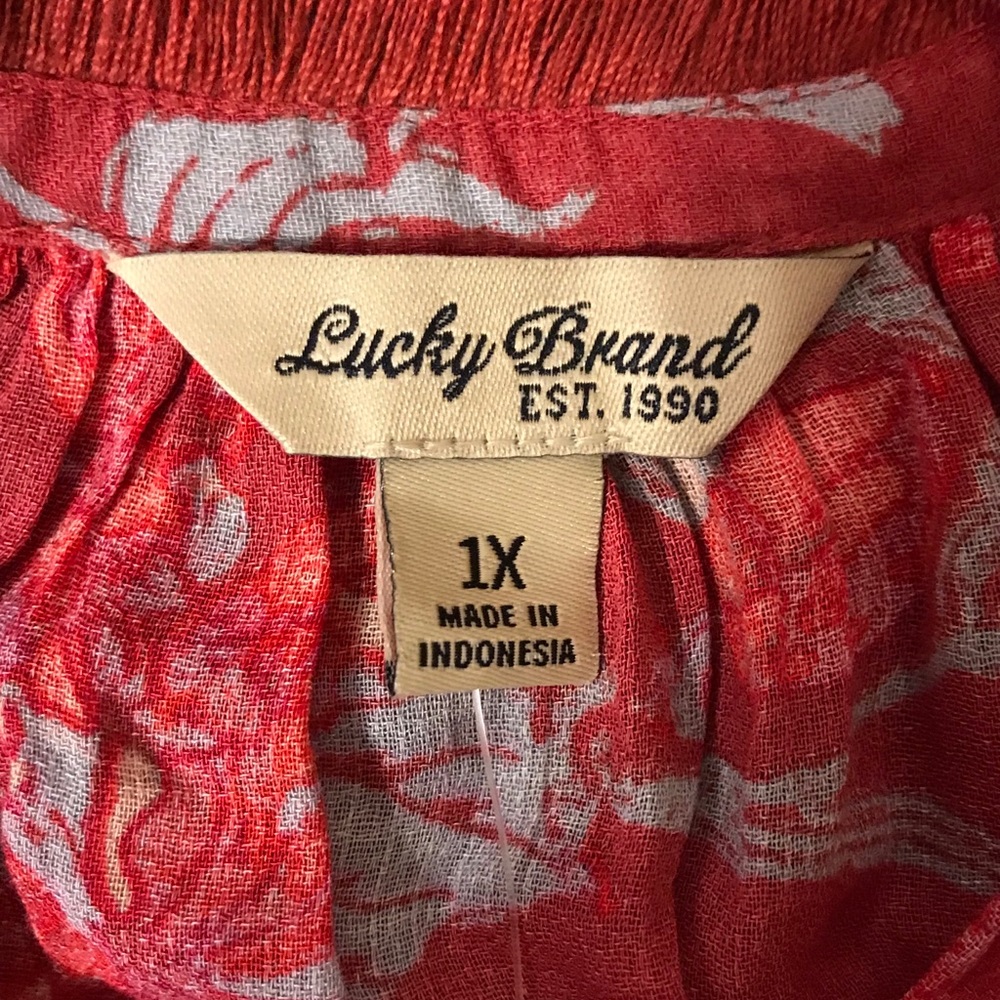 👚 NWT Lucky Brand women’s long sleeved top - Picture 3 of 3